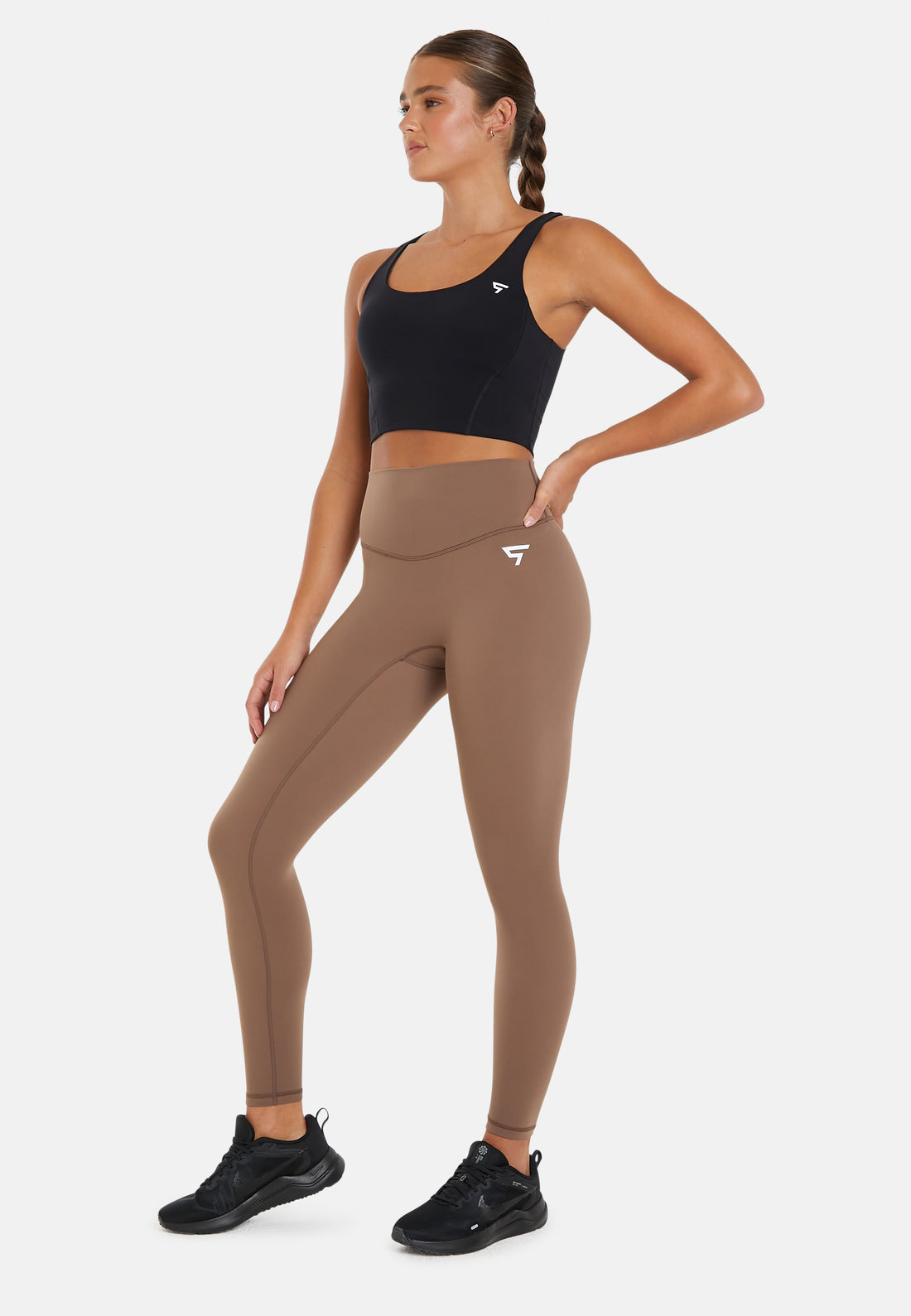 Leggings Countour V Seam High Waisted Sports Leggings - Squatproof