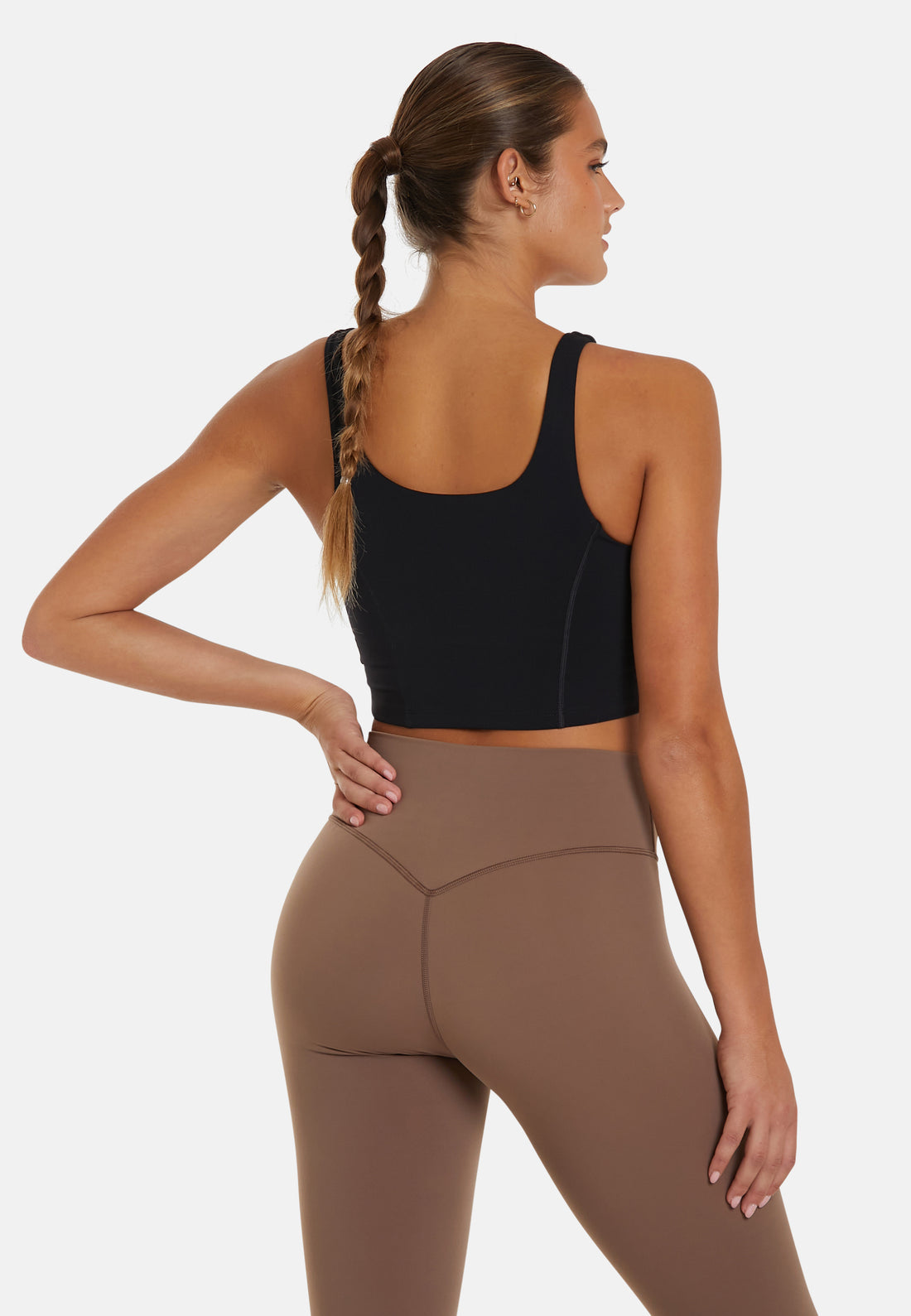 Kurzes Sporttop mit Powerfit-Rücken