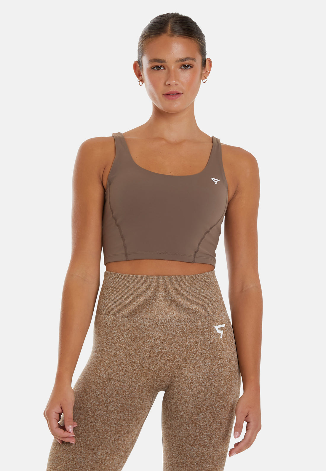 Top Powerfit Back Cropped Sports Top - Squatproof