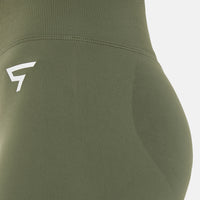 Leggings Sharp High Waisted Seamless Scrunch Sports Leggings - Squatproof