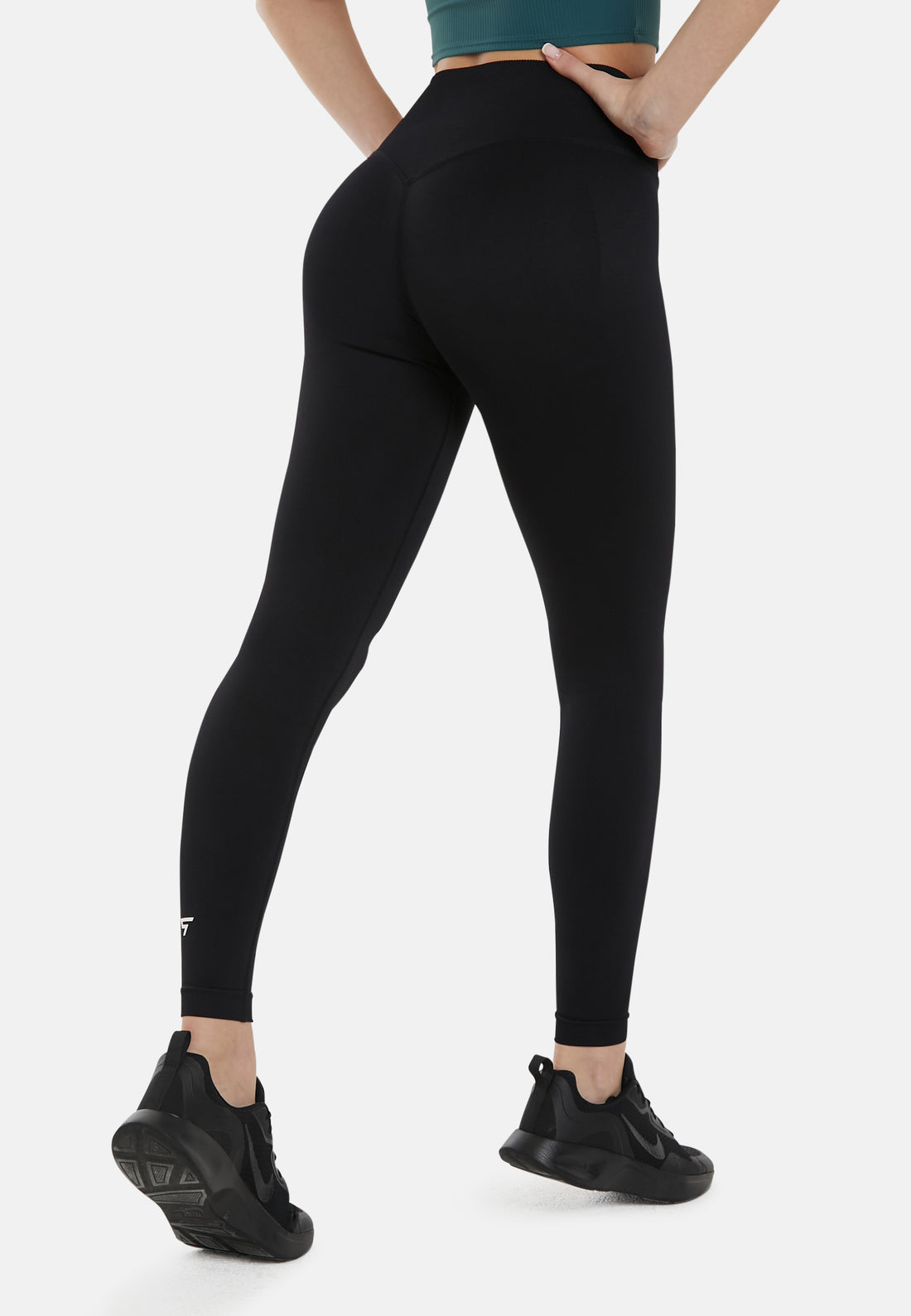 Leggings Scherpe Hoge Taille Naadloze Scrunch Sportlegging