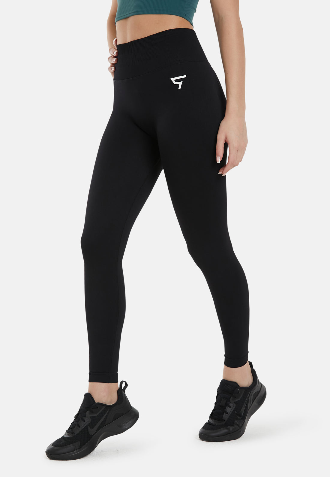 Leggings Sharp High Waisted Seamless Scrunch Sports Leggings - Squatproof