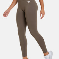 Leggings Scherpe Hoge Taille Naadloze Scrunch Sportlegging