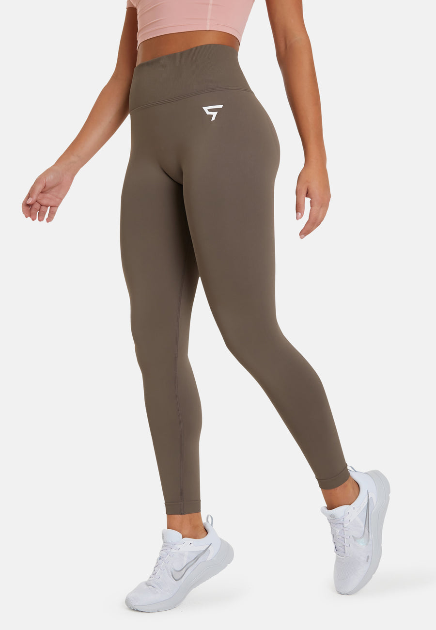 Leggings Scherpe Hoge Taille Naadloze Scrunch Sportlegging