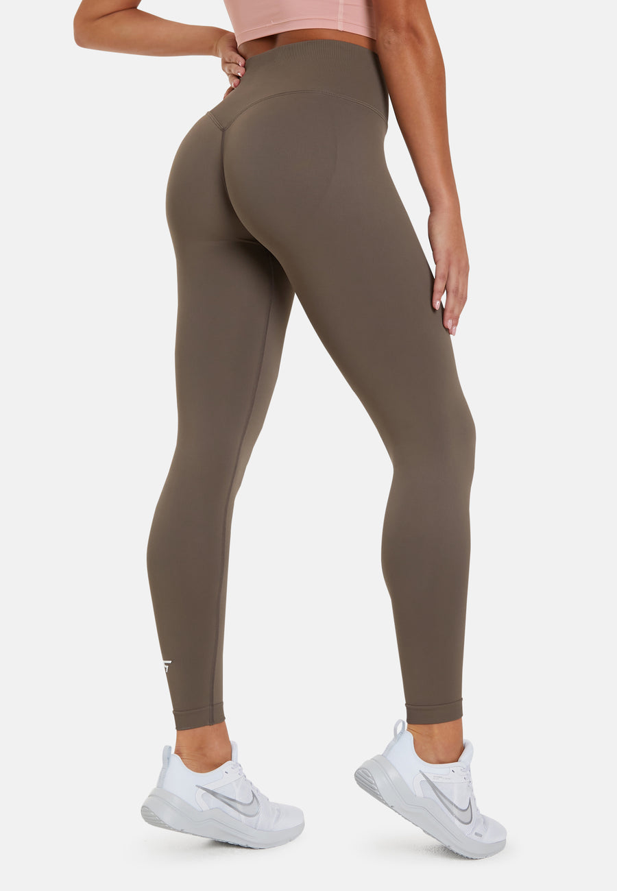 Leggings Scherpe Hoge Taille Naadloze Scrunch Sportlegging