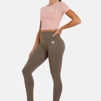 Leggings Sharp High Waisted Seamless Scrunch Sports Leggings - Squatproof