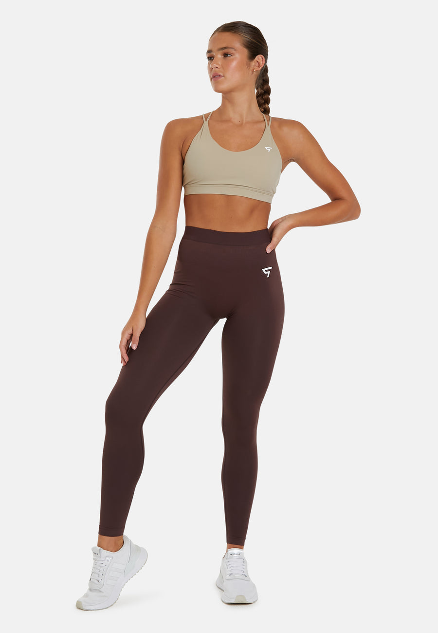 Leggings Rise High Waisted Naadloze Scrunch Sportlegging