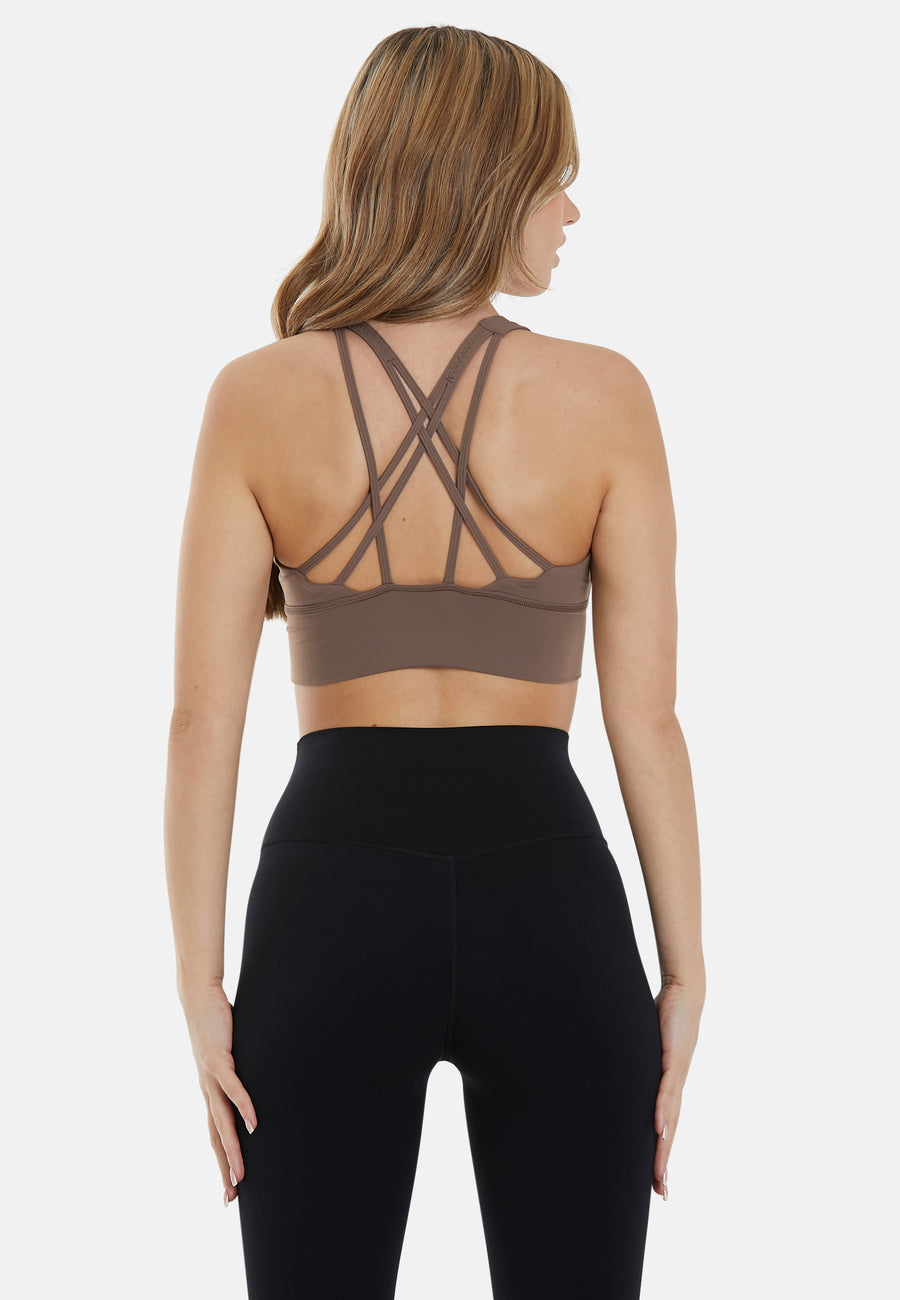 Top Cross Back Sports Bra - Squatproof