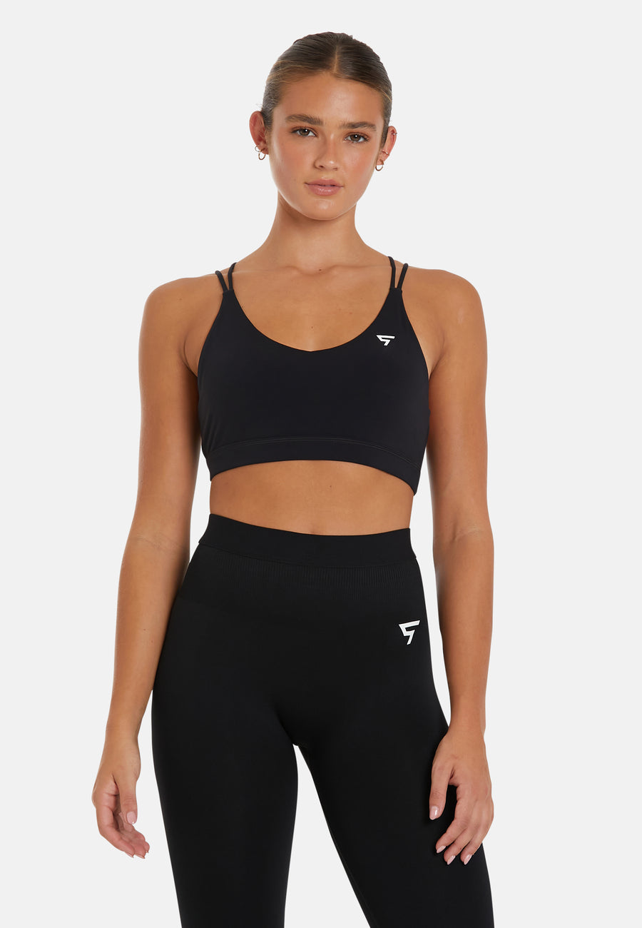 Top Motion Double Shoulder Strap Sports Bra