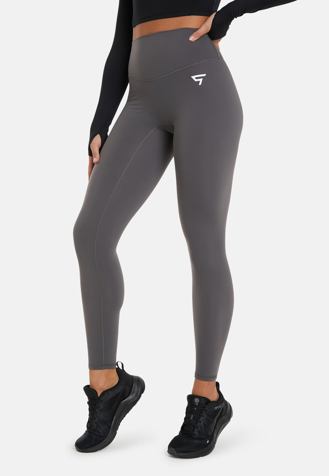 Leggings Countour V Seam High Waisted Sports Leggings - Squatproof