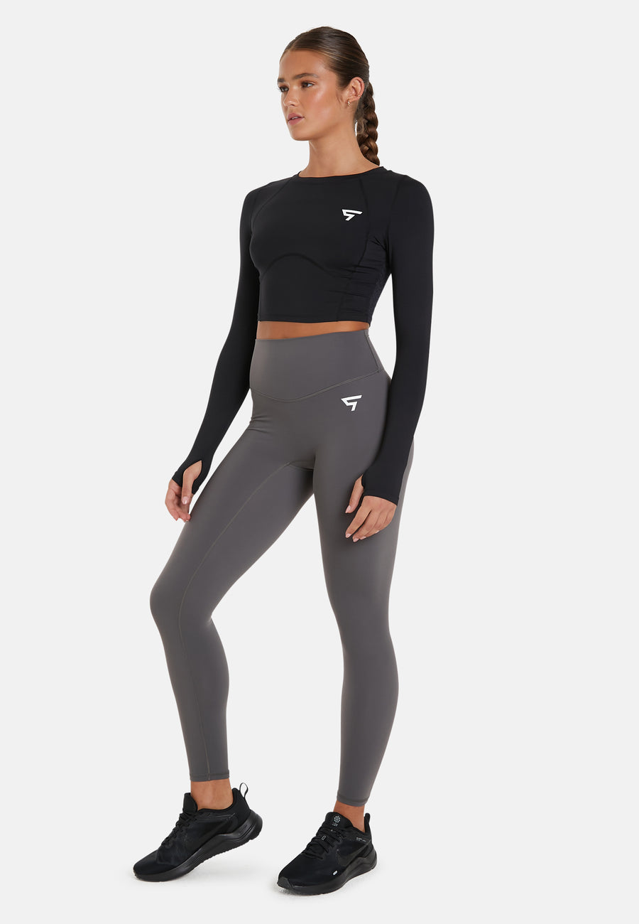 Leggings Countour V Seam High Waisted Sports Leggings - Squatproof