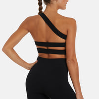 Top Serenity Ribbed One Shoulder Sports Top