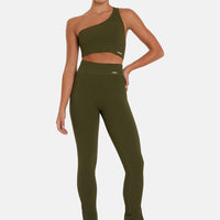 Leggings Serenity Gerippte Bell-Sportleggings