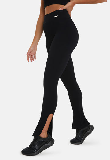 Leggings Serenity Gerippte Bell-Sportleggings