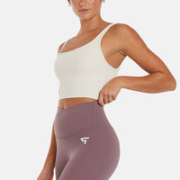 Top Wave – Sport-Crop-Top mit Doppelträgern