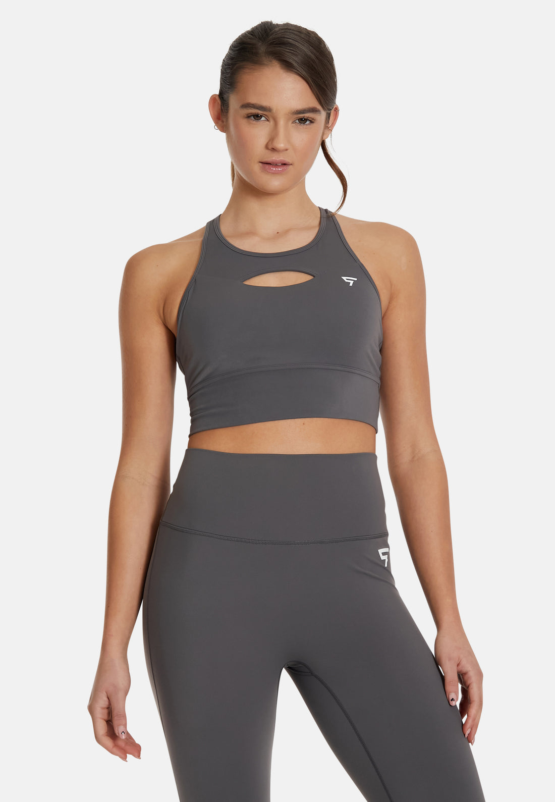 Tops Brisk High Neck Sport Top - Squatproof