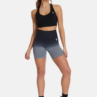 Shorts Melange High Waist Sport Shorts - Squatproof