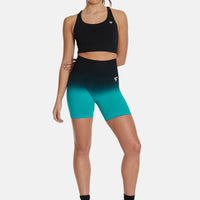 Shorts Melange High Waist Sport Shorts - Squatproof