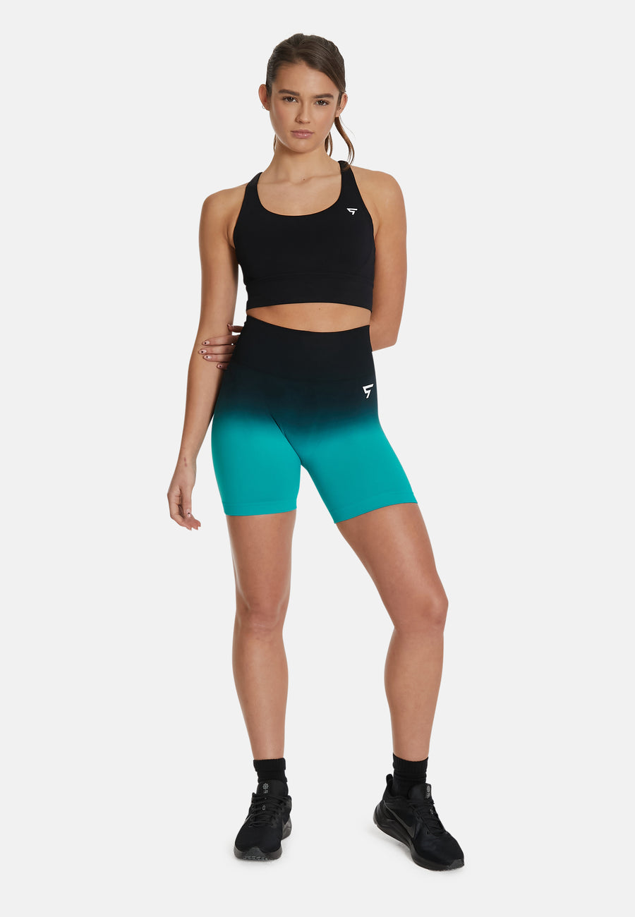 Shorts Melange High Waist Sport Shorts - Squatproof