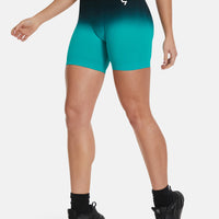 Shorts Melange High Waist Sport Shorts - Squatproof