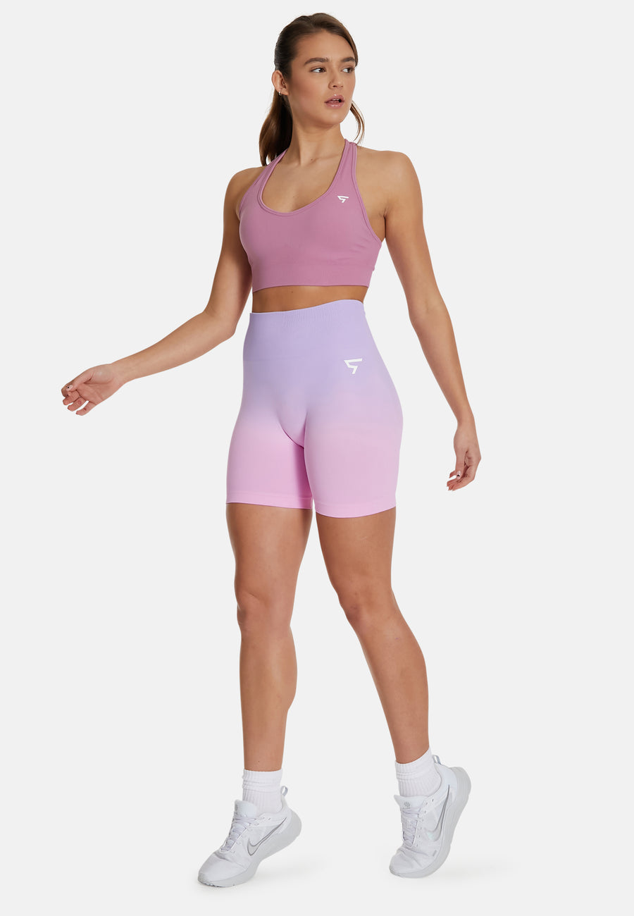 Shorts Melange High Waist Sport Shorts - Squatproof