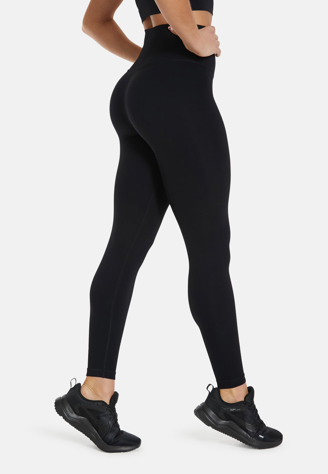 High waisted black gym leggings on sale