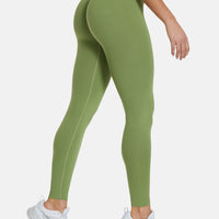 Leggings Rise High Waisted Seamless Scrunch Sports Leggings - Squatproof