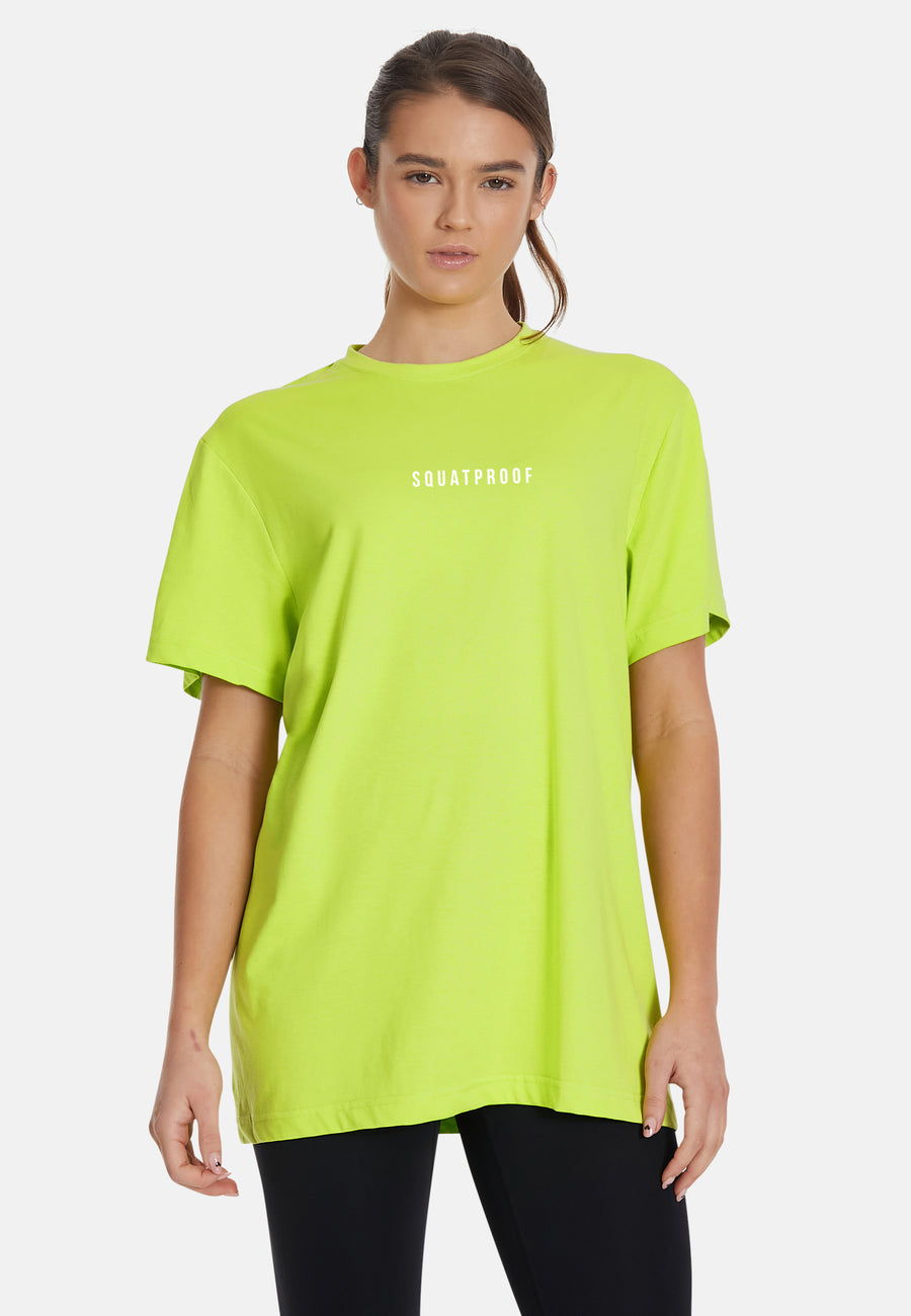 T-shirt met logo en mid-pump-hoes