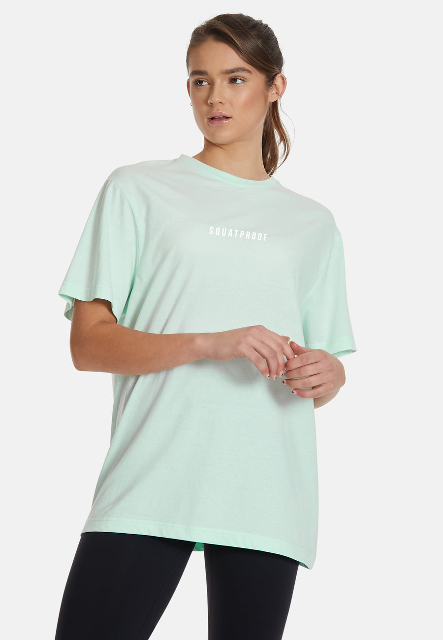 T-shirt met logo en mid-pump-hoes