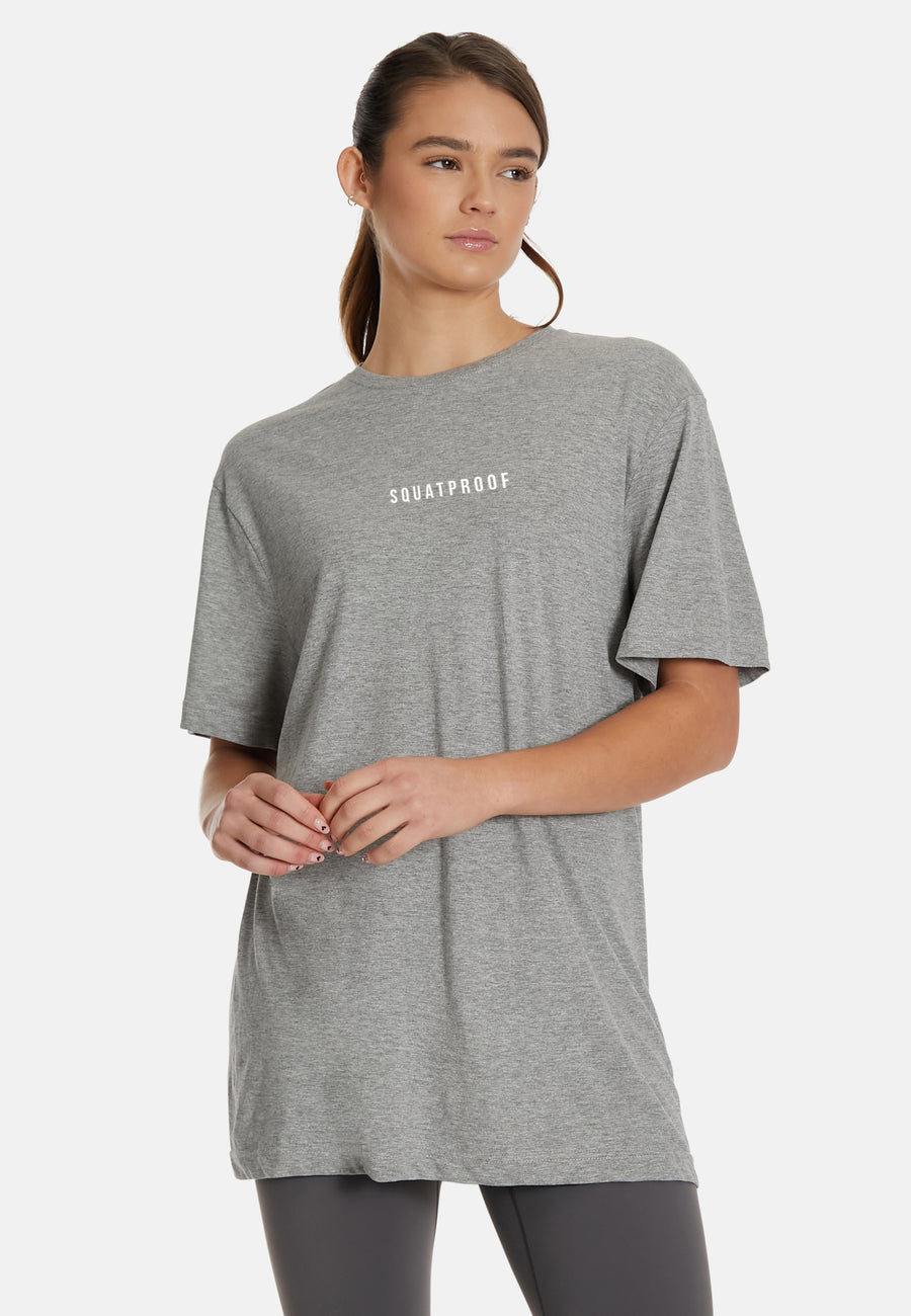 T-shirt met logo en mid-pump-hoes