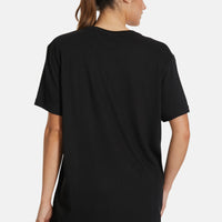 T-shirt met logo en mid-pump-hoes